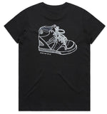Load image into Gallery viewer, Women&#39;s Shoe Print Tee
