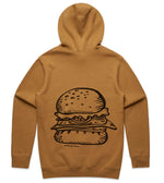 Load image into Gallery viewer, Burger Print Hoodie
