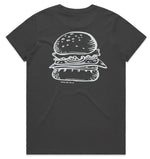 Load image into Gallery viewer, Women&#39;s Burger Print Tee
