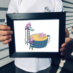 Load image into Gallery viewer, Fred&#39;s Take A Dip Print
